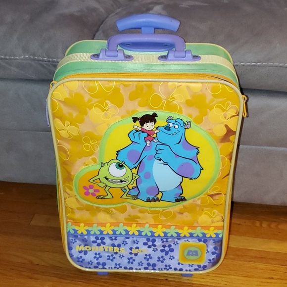Monsters Inc. Kids rolling luggage